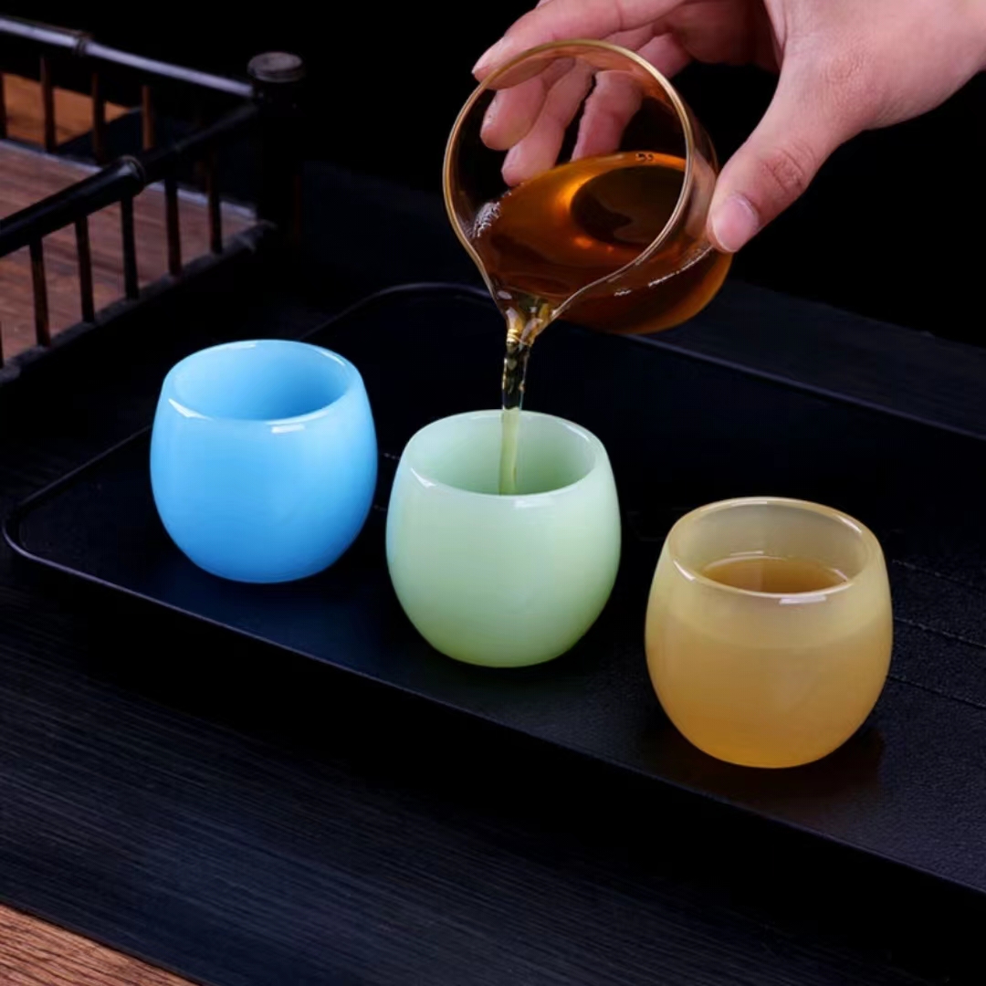 【汀和大福】闻香品茗杯琉璃主人杯