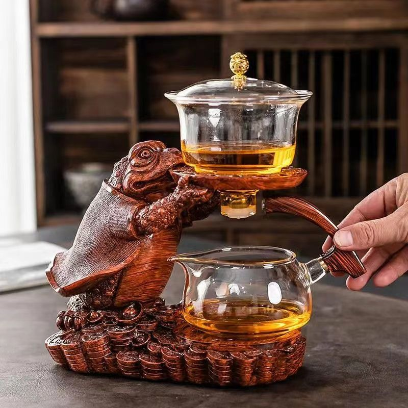 【汀和大福】【鴻運金蟾自動茶具組】爆款熱銷✨招財鎮宅、送禮自用超有面子!多款套裝任你選 【汀和大福】【鴻運金蟾自動茶具組】爆款熱銷✨招財鎮宅、送禮自用超有面子!多款套裝任你選